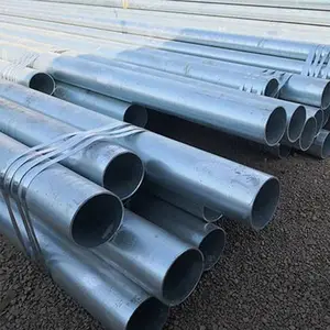 Pipe Galvanized Steel For Scaffolding And Construction/galvanized Steel TATA Round ERW 3 Mm 5 Ton 20 - 406 Mm Galvanized Coated