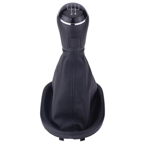 Volkswagen Touran Manual Gear <b>Shift</b> <b>Knob</b> Leather 5 6 Speed Ergonomic Design - Product Image 3