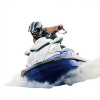 Jet ski Yamaha 3 places en plastique renforcé de fibre de verre, fabriqué en Chine, neuf, pour le surf estival, embarcation rapide sur l'eau par YAMAHA