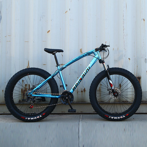 Bicicletta Ibrida da Montagna con Freni a Disco e Pneumatici Larghi, 21 Velocità, Telaio in Acciaio al Carbonio, Forcella Ammortizzata per Adulti, Prezzo di Fabbrica Cinese - Product Image 3