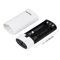 Estuche de Almacenamiento para Banco de Energía de Carga DIY 18650, 5600 mAh, Doble USB Tipo C, Carcasa para Banco de Energía sin Batería
