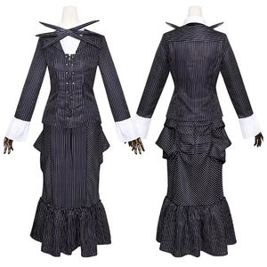 Disfraz <span class=keywords><strong>de</strong></span> Halloween <span class=keywords><strong>Jack</strong></span> <span class=keywords><strong>Skeleton</strong></span> para hombre y mujer, máscaras <span class=keywords><strong>de</strong></span> Cosplay con rey aterrador, traje <span class=keywords><strong>de</strong></span> fantasma <span class=keywords><strong>de</strong></span> Animal, capa, pantalones, Mono - Product Image 1