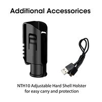 Lampe torche LED MT21C 1000 lumens, tête inclinable à 90 degrés, indice de protection IP67, rechargeable par USB, robuste pour le camping
