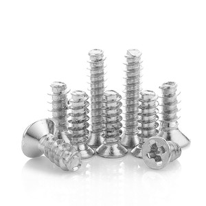 1000 pièces/sac Vis autotaraudeuses en acier au carbone M1.2 M1.4 M1.5 M1.7 M1.8 M2 M2.3 M2.6 M3 pour plastique - Product Image 1