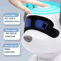 Vente chaude multi-fonction LED yeux télécommande Robot chien technologie intelligente RC voitures caractéristiques danse chant jouet pour animaux de compagnie