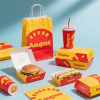 Emballages alimentaires en papier jetables personnalisés pour frites, boîtes à ailes de poulet, boîtes à hamburgers, boîtes à emporter pour la restauration rapide