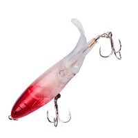 1 pièce Leurre de pêche Topwater à hélice 100mm/13g pour Black-bass, Saumon, Poisson-chat - Crankbait artificiel rigide rotatif pour lac/rivière
