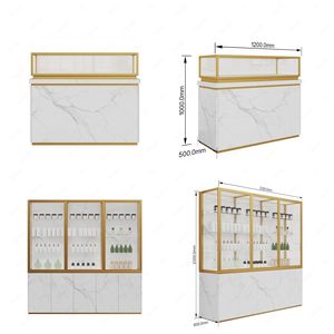 <span class=keywords><strong>Kiosque</strong></span> de parfums et cosmétiques sur mesure |   Stand de vente de produits de beauté de luxe avec écran LED |   Conception et fabrication tout-en-un - Product Image 5