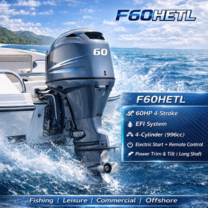 Nouveau moteur F60HETL 60 CV 4 temps EFI pour la pêche et les activités marines - Product Image 2