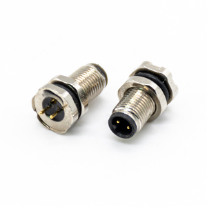 ชุดขั้วต่อ<span class=keywords><strong>แบบ</strong></span>ติดตั้งบนแผงขนาดเล็ก M5 ซีรีส์ 3 พิน 4 พิน สำหรับ PCB และแบบเชื่อมต่อด้วยถ้วยบัดกรี พร้อมระบบล็อคด้านหน้าและด้านหลัง มาตรฐาน IP67 สำหรับเซ็นเซอร์ขนาดกะทัดรัด - Product Image 2