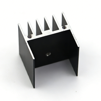 Dissipateur thermique innovant en alliage d'aluminium série 6000 avec finition anodisée et précision CNC pour une dissipation thermique supérieure