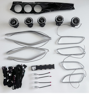 Kit Luci Ambientali LED per Auto Autowellus per CLA GLA W117 W156 2013-19, Pannello Cruscotto, Illuminazione Stellare, Finiture Porte, Schermo - Product Image 6