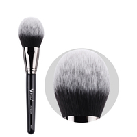 Pinceau de maquillage végétalien personnalisé avec logo BEILI Private Label, pinceau unique et grand pour poudre libre, pinceau de maquillage professionnel