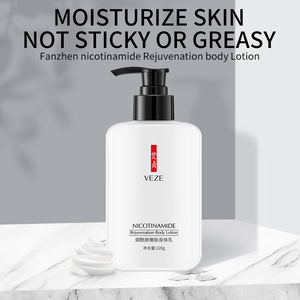 OEM ODM Private Label VEZE Nicotinamid Verjüngende Hautpflegende Körperlotion Weichmachend Feuchtigkeitsspendend Glättend Aufhellende Körperhautpflege - Product Image 2