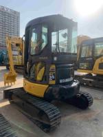 Komatsu PC35MR minigraafmachine, veelzijdige rupsgraafmachine, Japanse bouw, voor comfortabel dagelijks werk.