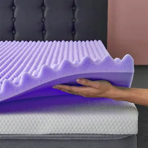 Gel Memory Foam Matratzen auflage Belüftete weiche Matratzen auflage