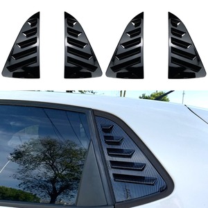 For VW Polo 6R 6C 2011-2017 Body Kit Rear <b>Window</b> Shutter <b>Cover</b> Trim Rear Quarter Panel <b>Window</b> Car Accessories - Product Image 2