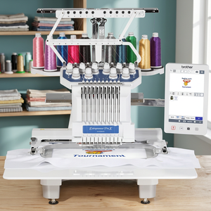 Machine à broder automatique informatisée à 10 aiguilles PR1055X, état neuf, 1500 tr/min, intervalle de tête personnalisé, origine américaine - Product Image 3