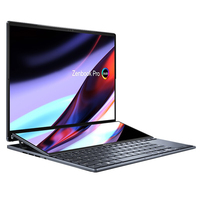 Zenbook PRO DUO i9-13900H layar ganda baru RTX4060 2.8K 120Hz 18 inci laptop Gaming tingkat tinggi