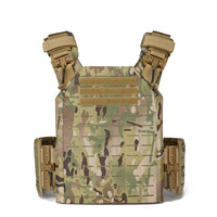 GAF Nouveau Porte-plaques Tactique Ajustable en Nylon 1000D Imperméable avec Panneau Arrière à Libération Rapide