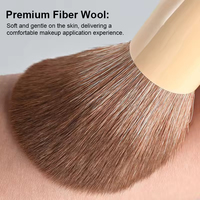 Ensemble de 8 pinceaux de maquillage professionnels à double extrémité, synthétiques, avec logo personnalisé, pinceau pour fond de teint, pinceau pour poudre, outils de maquillage