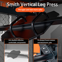 Máquina multifuncional Smith Cable Crossover Smith Power Rack Squat Machine Equipo de fitness