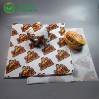 35g Fettabweisendes Lebensmittelpapier mit individuellem Logo für Burger, Sandwiches und Feinkost – Verpackungspapier