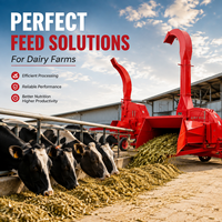 Machine de découpe de fourrage et de ensilage à grande échelle pour l'alimentation animale