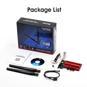 3000Mbps WIFI 6 Intel <span class=keywords><strong>AX200</strong></span> PCI-E อะแดปเตอร์ไร้สายสำหรับ BT 5.1 Dual Band 2.4G/5GHz 802.11AX การ์ดเครือข่าย WLAN Win10-64บิต - Product Image 6