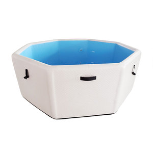 HAPPYGO-Bañera fría inflable portátil octogonal grande DWF, logotipo de PVC para eventos <span class=keywords><strong>comunitarios</strong></span>, deportes, recuperación de hielo - Product Image 1