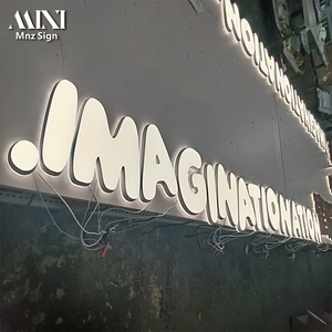 <span class=keywords><strong>Letras</strong></span> Personalizadas Iluminadas con Mini LED Acrílicas para Tienda, Letrero 3D para Publicidad, Letrero Pintado con <span class=keywords><strong>Fuente</strong></span> - Product Image 2