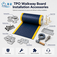 Tapis de marche TPO thermosoudable antidérapant résistant aux perforations à texture sans couture en rouleau pour passerelles de toiture CVC – Fournisseur d'usine