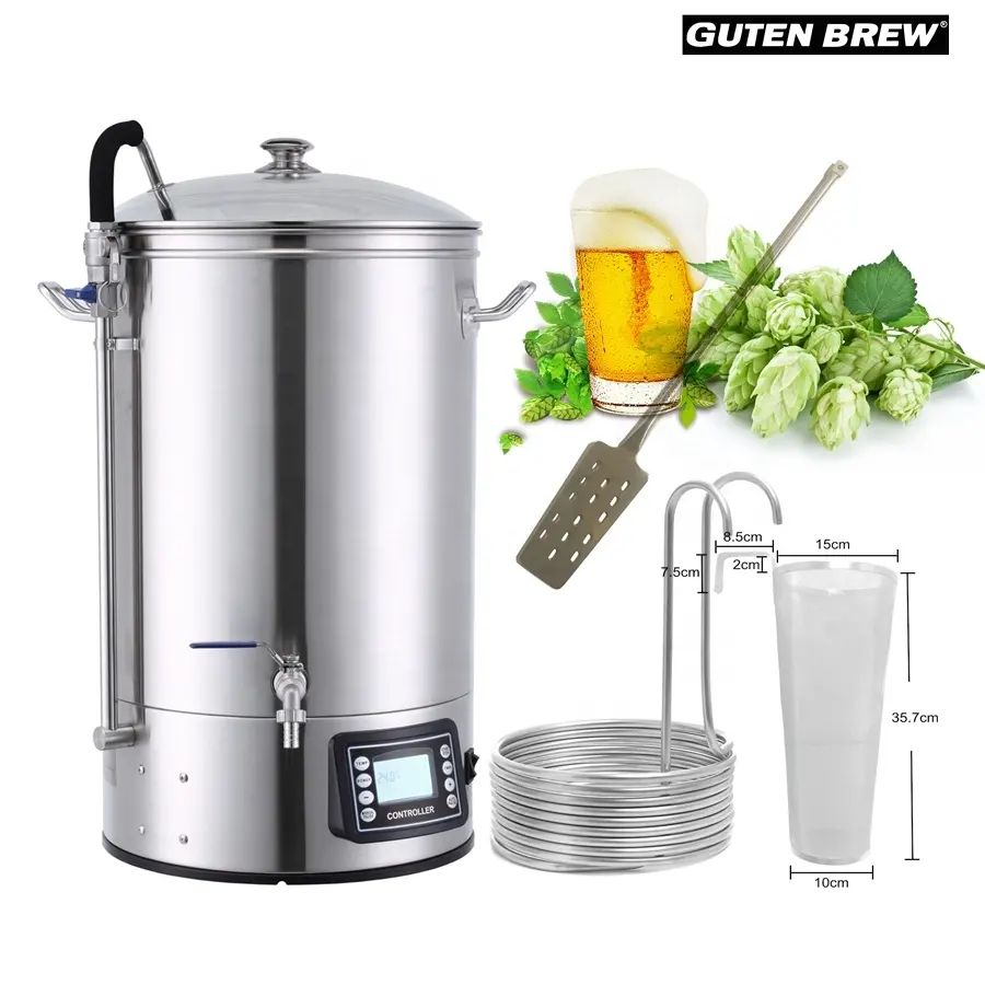 Barriles De Cerveza/Gär system/BM-S400M-1Guten Bierbrau anlage Home/ All In One Micro brewery