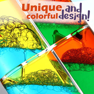 Thérapie des besoins spéciaux sensoriels Montessori Fidget <span class=keywords><strong>sablier</strong></span> minuterie à bulles liquide pour les enfants autistes - Product Image 3