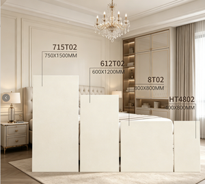 Azulejos de Porcelana de Mármol de Cuerpo Completo con Acabado Aterciopelado Antideslizantes de Guangdong Foshan, 750x1500mm, para Interiores Suaves de <span class=keywords><strong>Restaurantes</strong></span> y Baños - Product Image 5