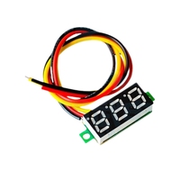 Ventes directes d'usine 0.28 pouces tête de voltmètre cc numérique affichage numérique voltmètre à affichage numérique DC0-100V à trois fils