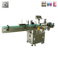 Machine d'étiquetage automatique de bouteilles rondes FKJX haute précision pour les pots ronds de sirop et de confiture
