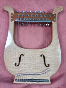16 String Natural Solid Wood Lyre Harp Portable Greek Lyra <b>Instrument</b> for <b>Music</b> Therapy Beginner Gift with Tuning Wrench OEM/ODM - Product Image 3