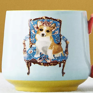 Creative Cute Gift Luxury Cartoon Dog Ceramic Mug With Red Handgrip <strong>Husky</strong> Doggy Pattern Bone China Coffee <strong>Cup</strong> - Product Image 6
