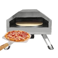 Edelstahl-Gaspizzaofen zum Fabrikpreis für BBQ und Backen im Freien, Pizzaofen für Zuhause