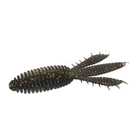 Umpan Pancing Lunak Plastik 9cm 5g Grosir, Umpan Cacing Lunak PVC 3 Ekor Bergaris
