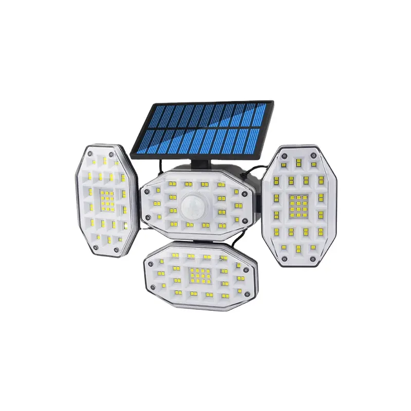 China factory solar outdoor led light Intelligent lighting high quality induction remote control solar flood cob light