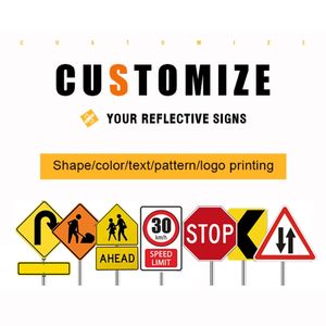 Tùy chỉnh có thể in tự dính đường làm việc xây dựng thận trọng an toàn giao thông phản chiếu dấu hiệu dán cho Cảnh báo biển - Product Image 3