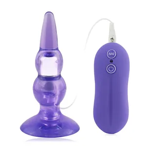 10 Geschwindigkeiten Vibrierender Pussy Plug Remote Vibration Anal Plug Butt Plug Für Sex Love