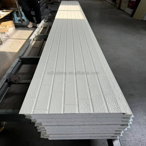 Matériaux de construction, bardage métallique, panneaux sandwich en PU avec une largeur de 500 mm pour la décoration extérieure et l'isolation des maisons préfabriquées - Product Image 5