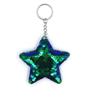 Sequin Keychain Cute Five-pointed <b>Star</b> Keychain Glitter Sequins <b>Key</b> Chain Gifts for Women Car Bag Pendant Accessories <b>Key</b> Ring - Product Image 4