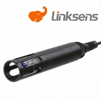 Sensor pH Elektroda RS485 Modbus Linksens, Sensor pH Submersible Industri untuk Pengolahan Air Limbah dan Pemantauan Akuakultur