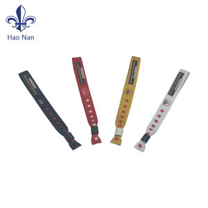 Kaliteli özelleştirilmiş dokuma bilezik süblimasyon bileklik plastik kilit ile - Product Image 3