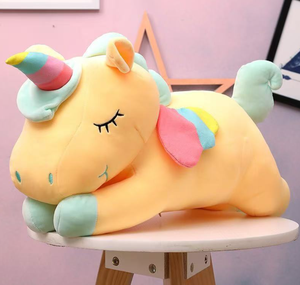 Factory Wholesale Cute Unicorn Doll <strong>Rainbow</strong> Horse Plush Toy Girl Birthday Gift Clip Leg Doll Unicorn Plush <strong>Pillow</strong> - Product Image 6