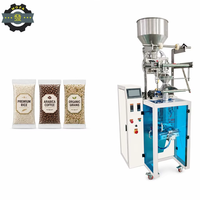 500g Volledig Automatische Cashew- en Pinda-Koffiebonen-Grain-Fruit Gedroogde Ronde Cake Vacuüm Achterwaartse Vouw-Pellet Verpakkingsmachine